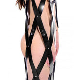 Leren bondage hangkooi - PlayForFun